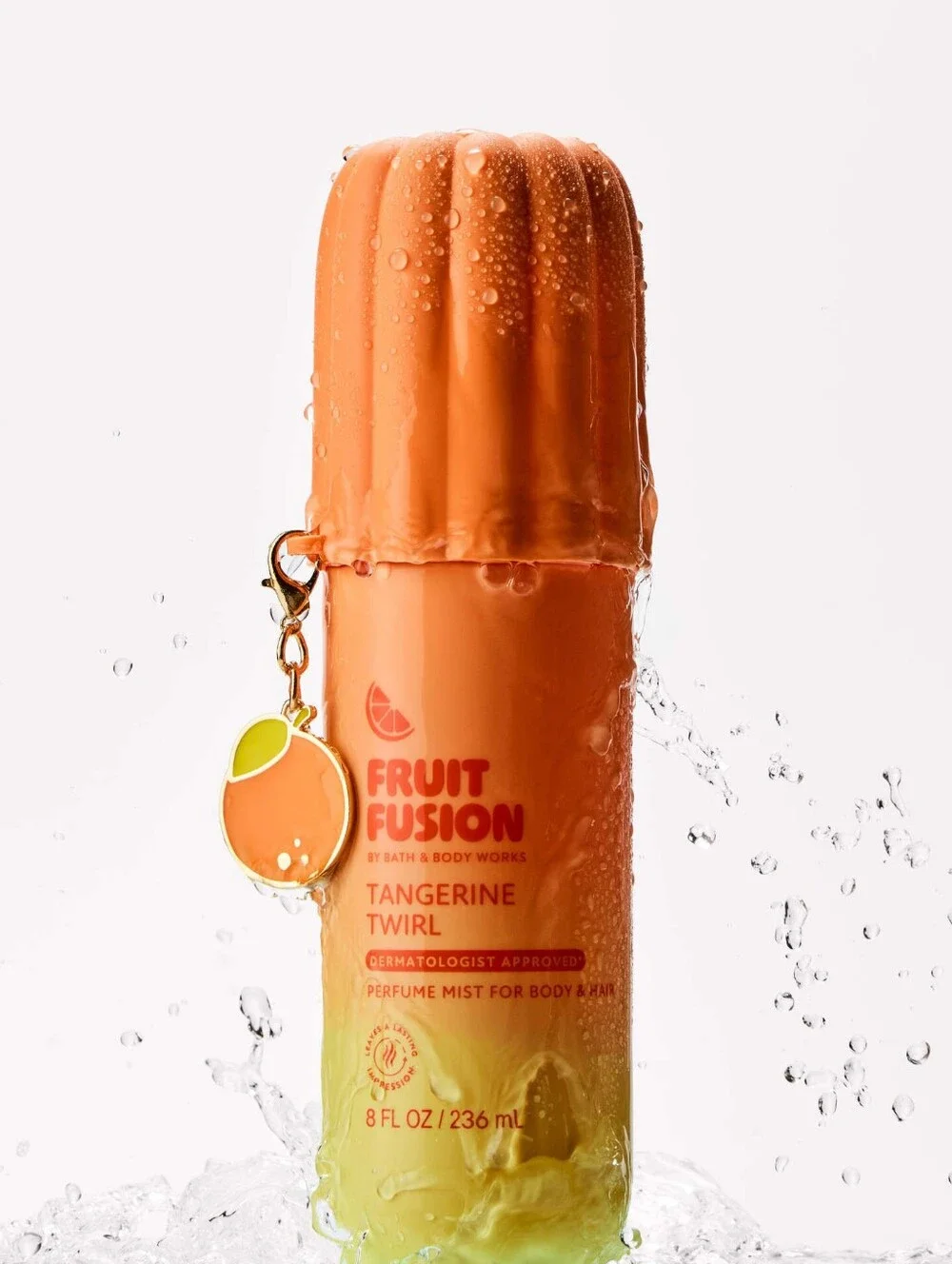 Bath & Body Works Fruit Fusion Tangerine Twirl Body Mist & Cream Set NEW